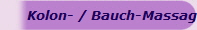 Kolon- / Bauch-Massage