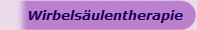 Wirbelsulentherapie